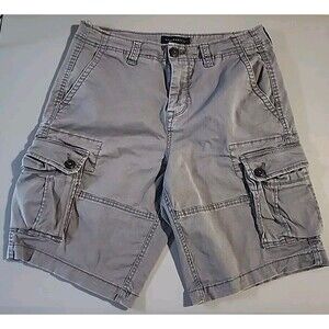 Aeropostale Men's Size 30 Gray 10" Inseam Cargo Shorts
